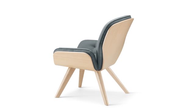 Beyond Chair Grey Oak Back 3 4
