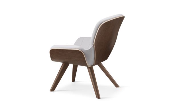 Beyond Chair Grey Wenge Back 3 4