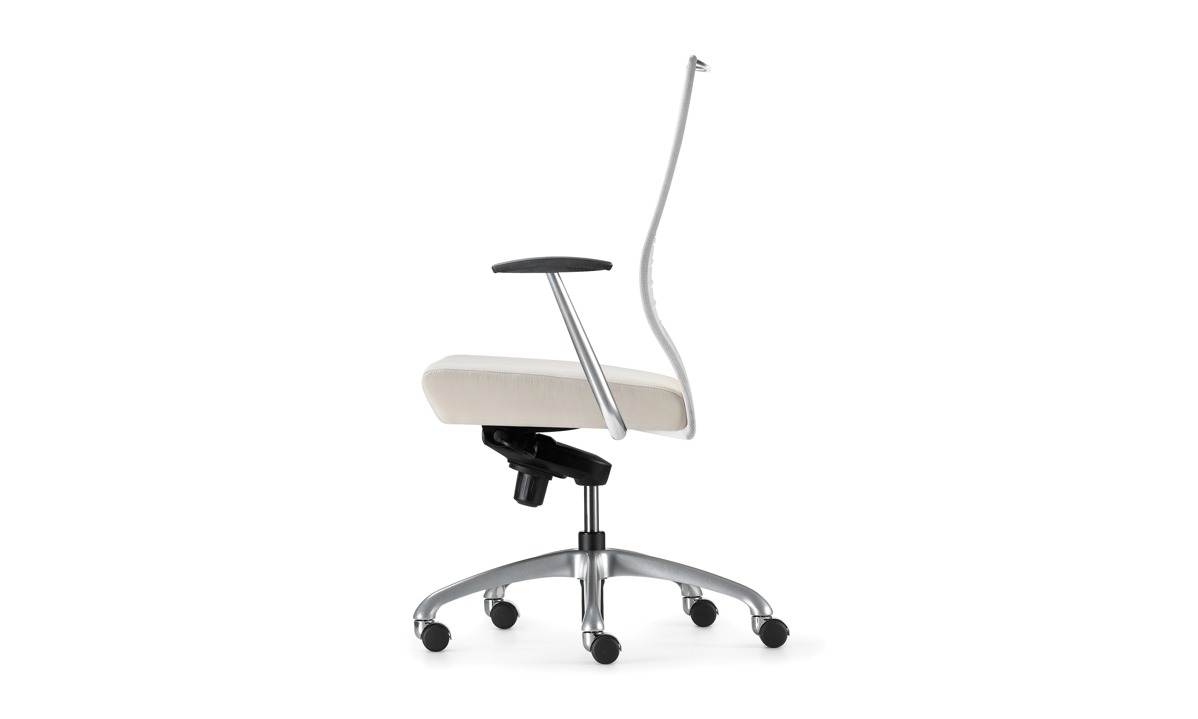 Purl Swivel Arm White Side