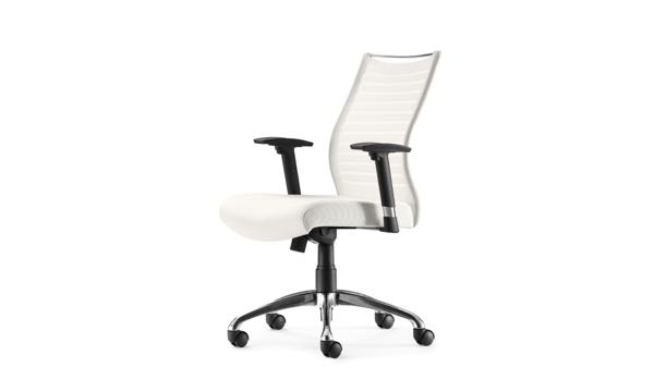 Purl Task Arm White Front 3 4