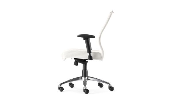 Purl Task Arm White Side