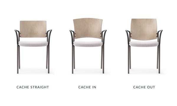 Cache Back Options on White