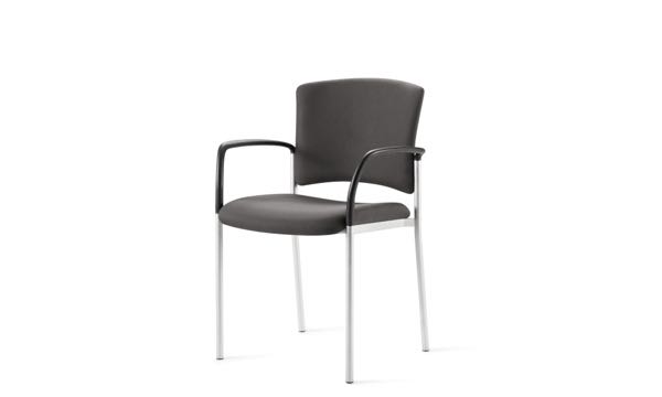 Cache Chair Black Back Black Arms