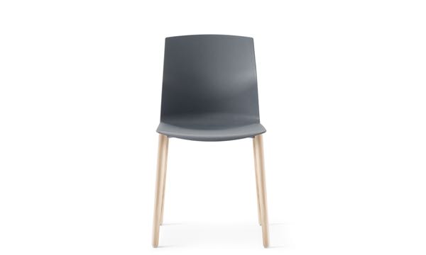 Celebrate Wood Legs Graphite Front