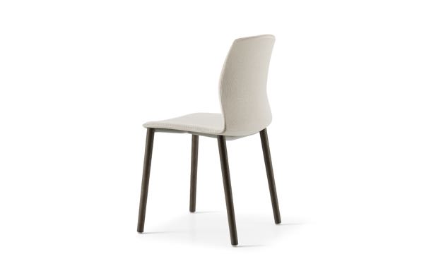 Celebrate Wood Leg Upholstered Back