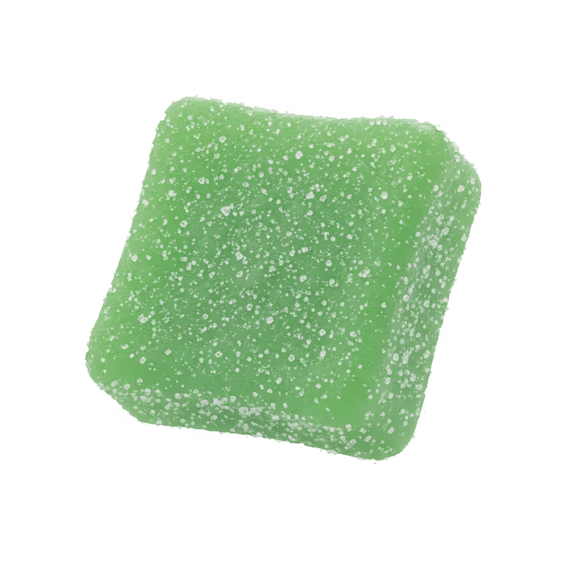 Chubba Squares Blaze green square gummy ED medicine