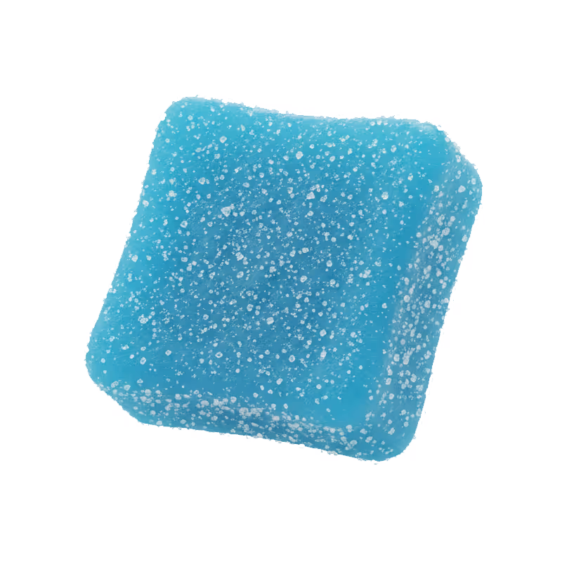 Chubba Squares Rise blue square gummy ED medicine