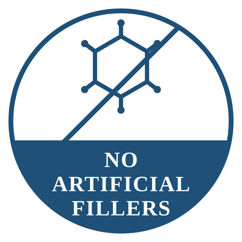 No Artificial Fillers