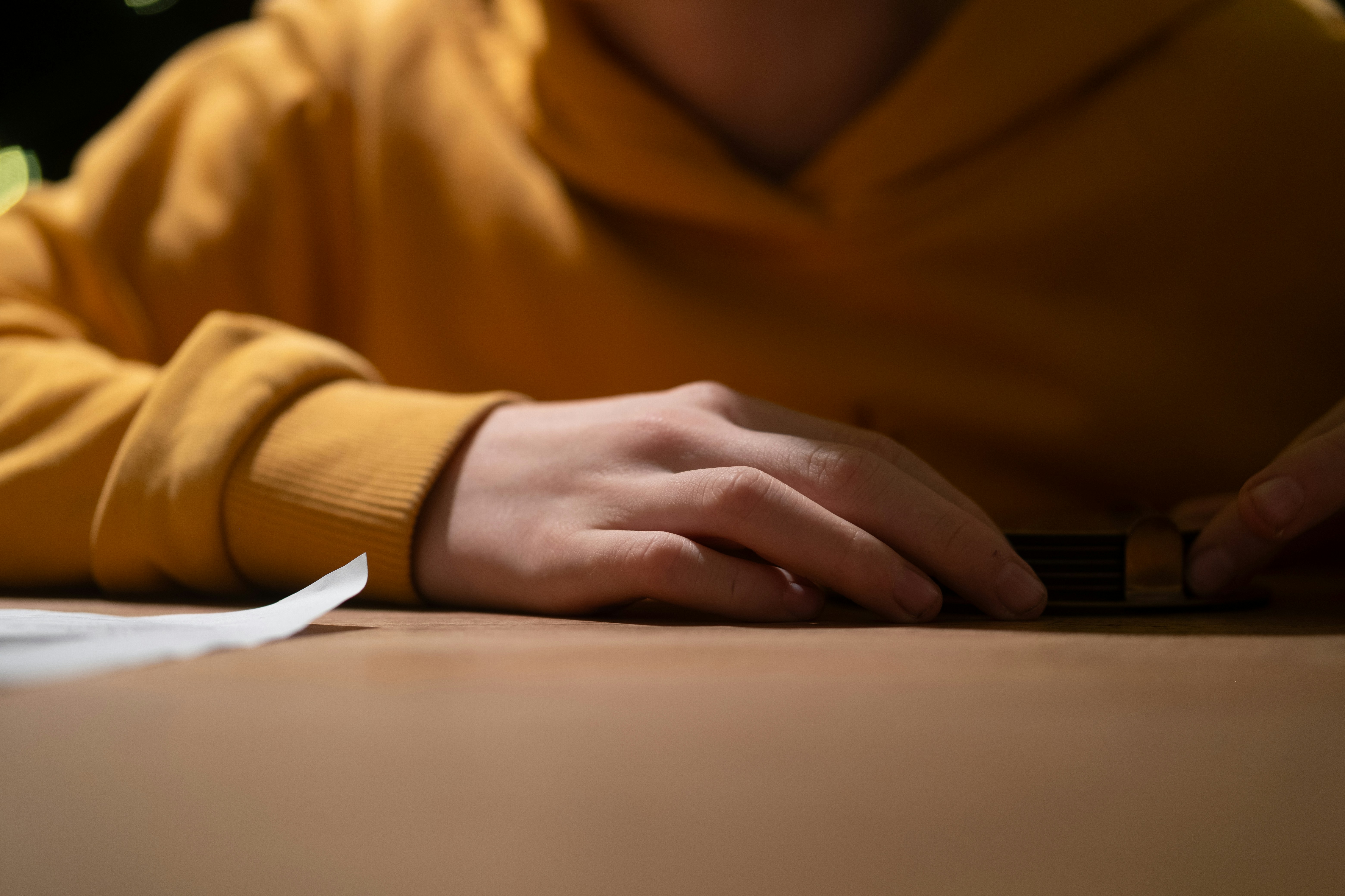 Focused hands