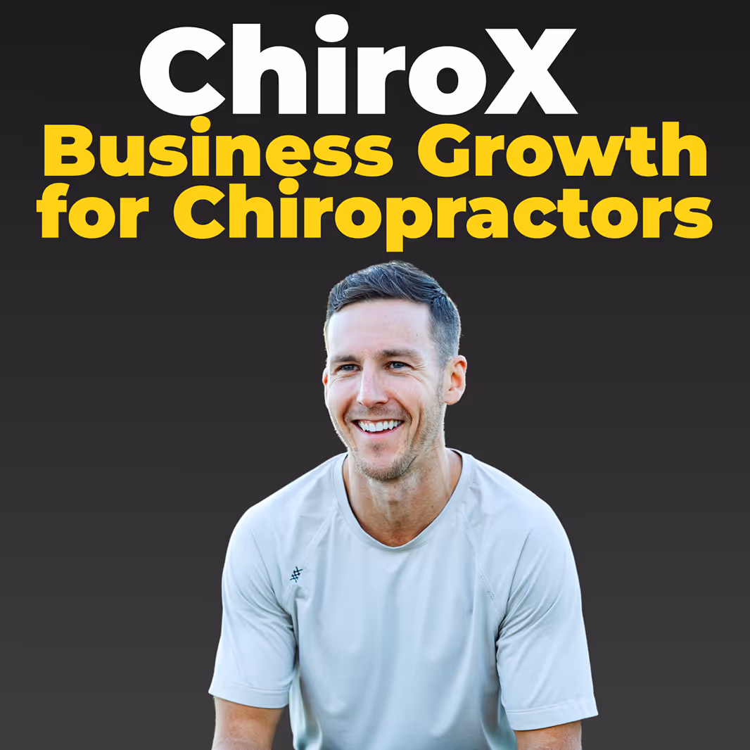 ChiroX podcast image with Corey Hiben