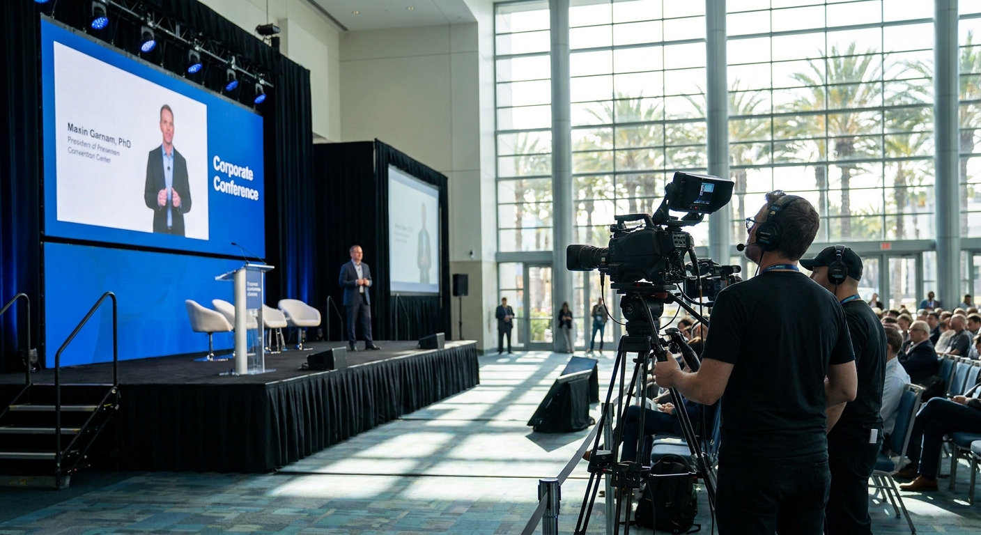 Corporate event video production Anaheim