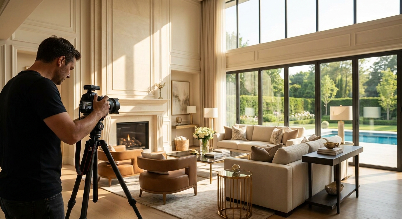 Real estate photography for luxury listings