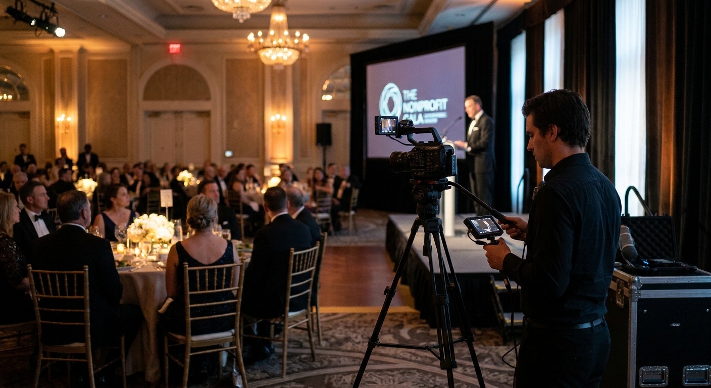 Event videography for nonprofit galas