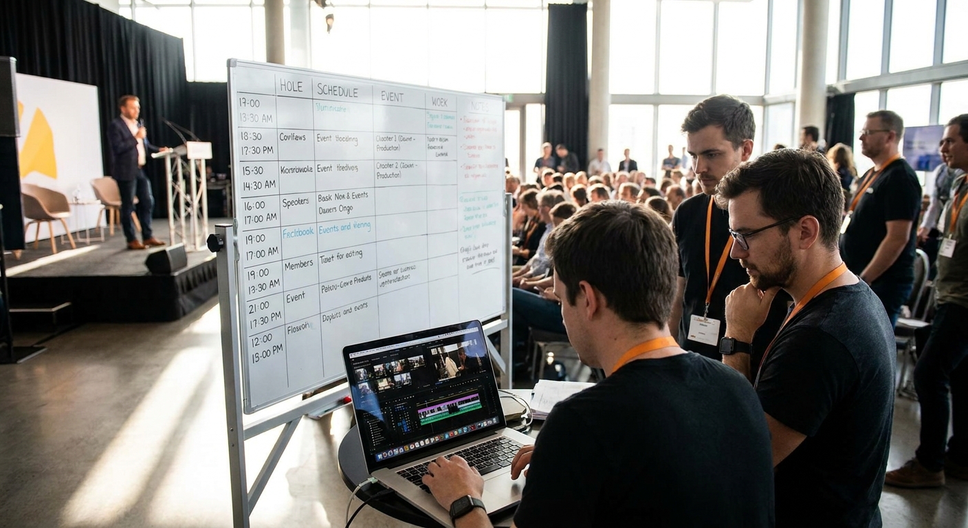 How to plan a same-day edit video for a live event