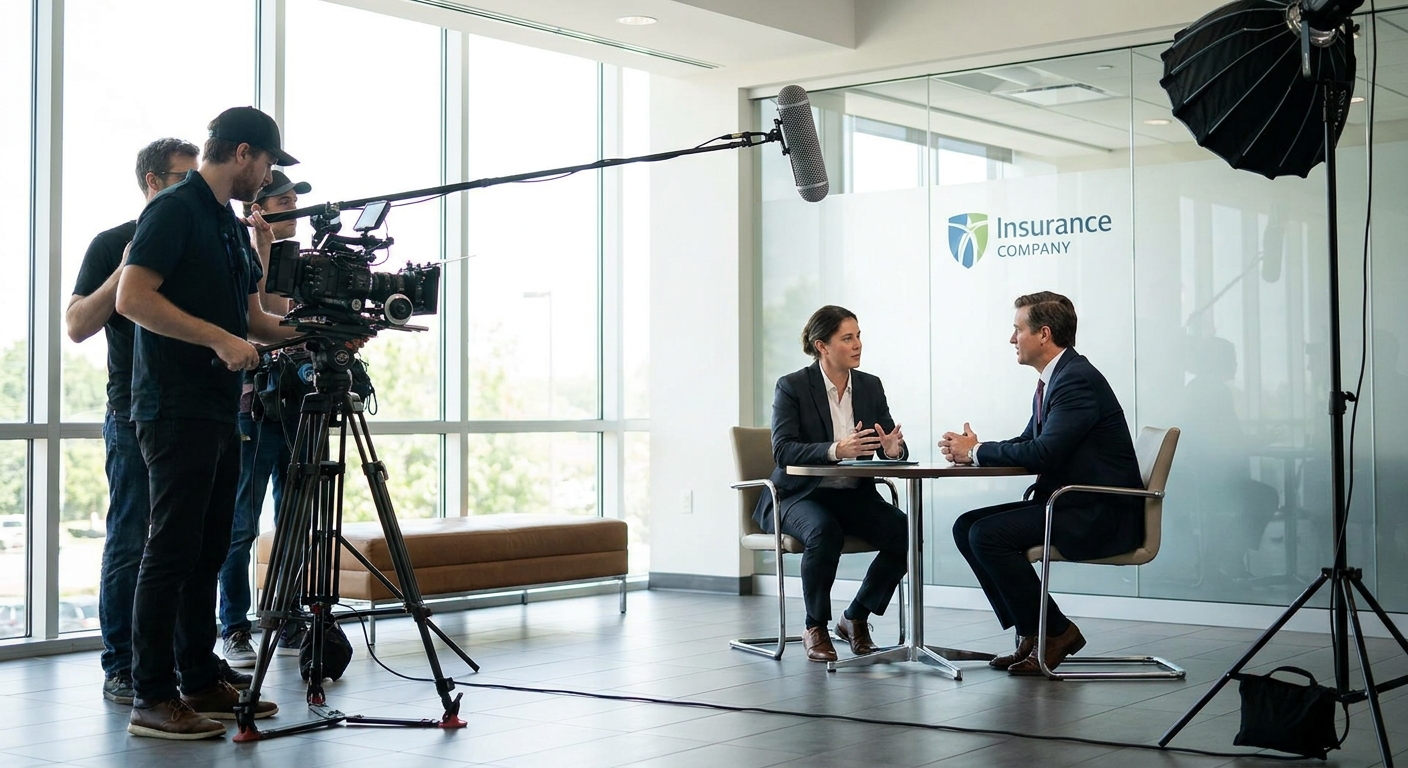 Commercial video production for insurance companies