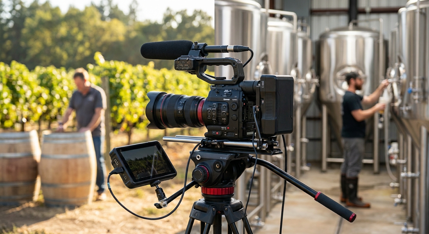 Video production for wineries and breweries