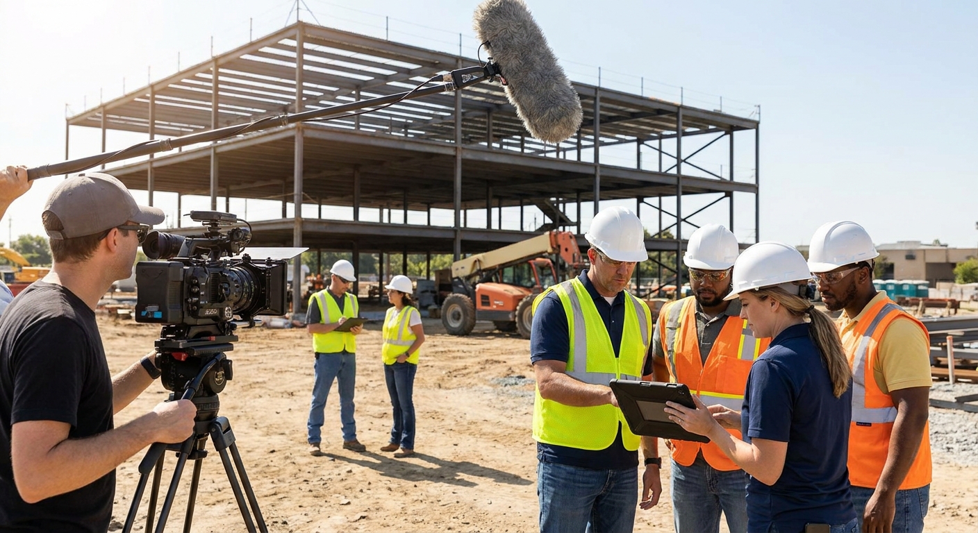 Corporate video production for construction companies