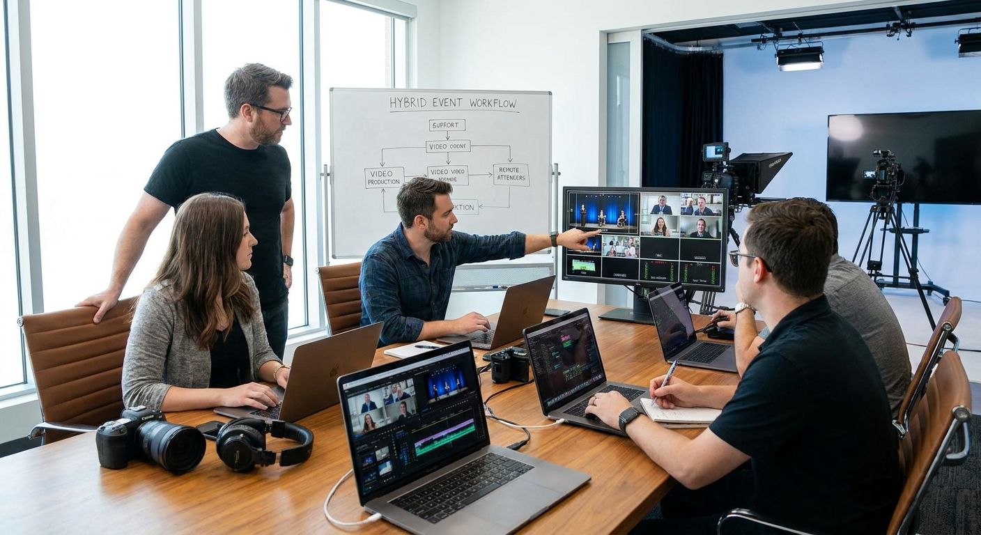 How to plan a hybrid event video production