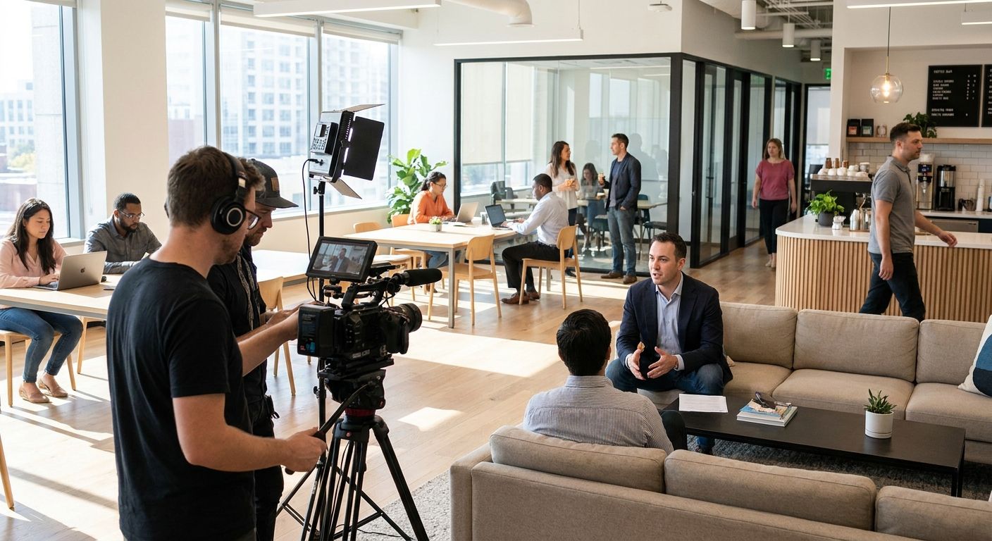 Video production for coworking spaces