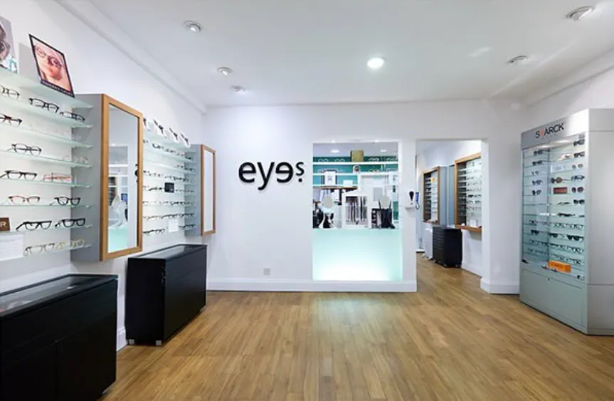 interior of eyes optometry 
