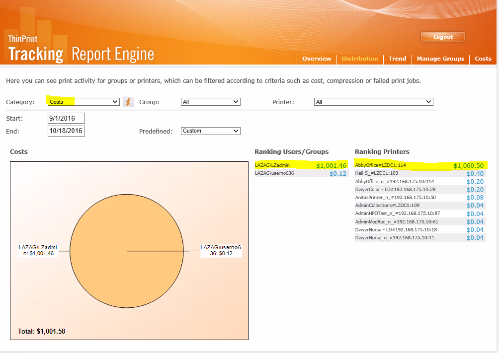 print job tracking