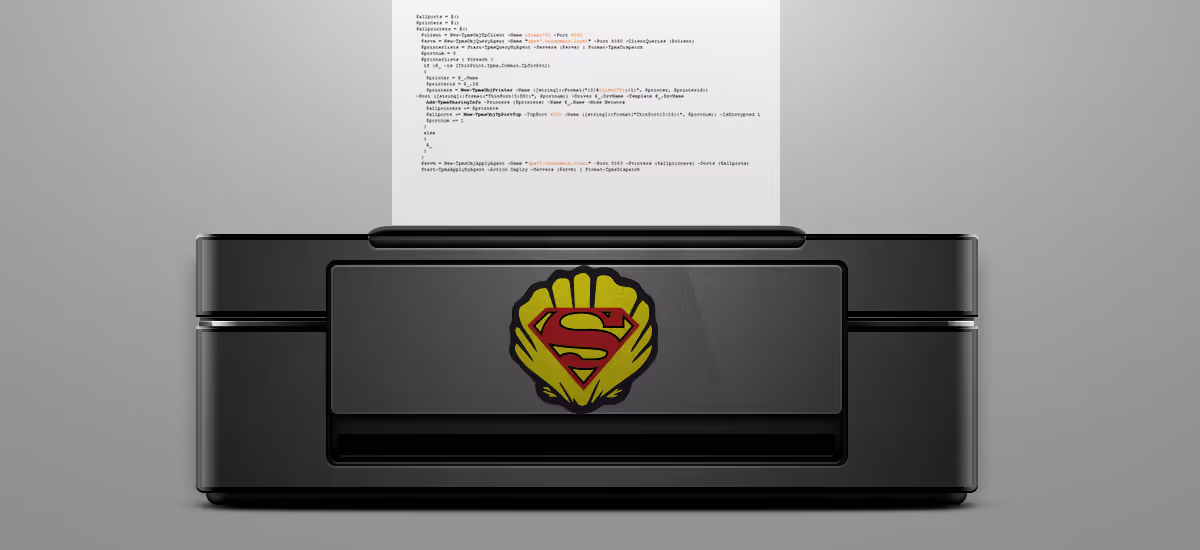 PowerShell to the printers