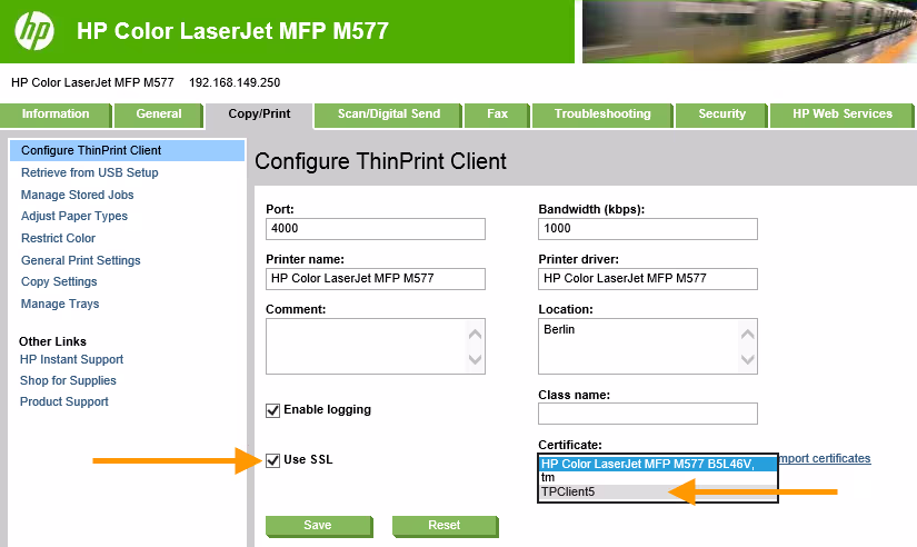 End-to-End Encryption with HP Printers