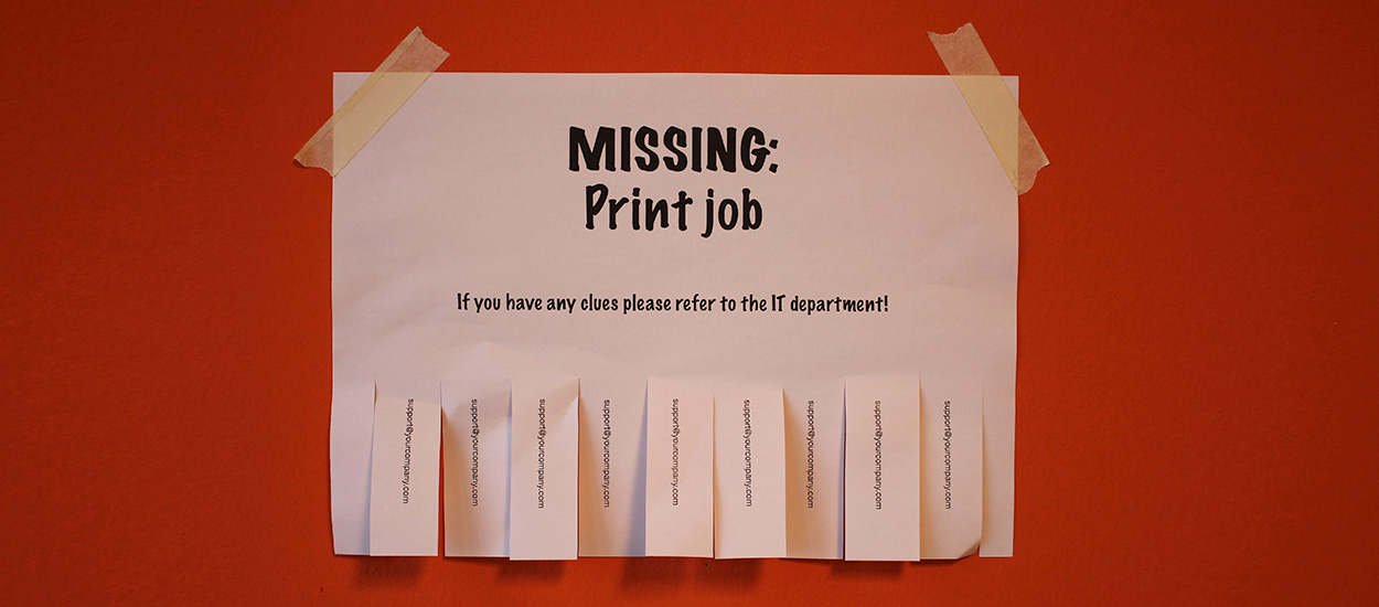 printjob missing?