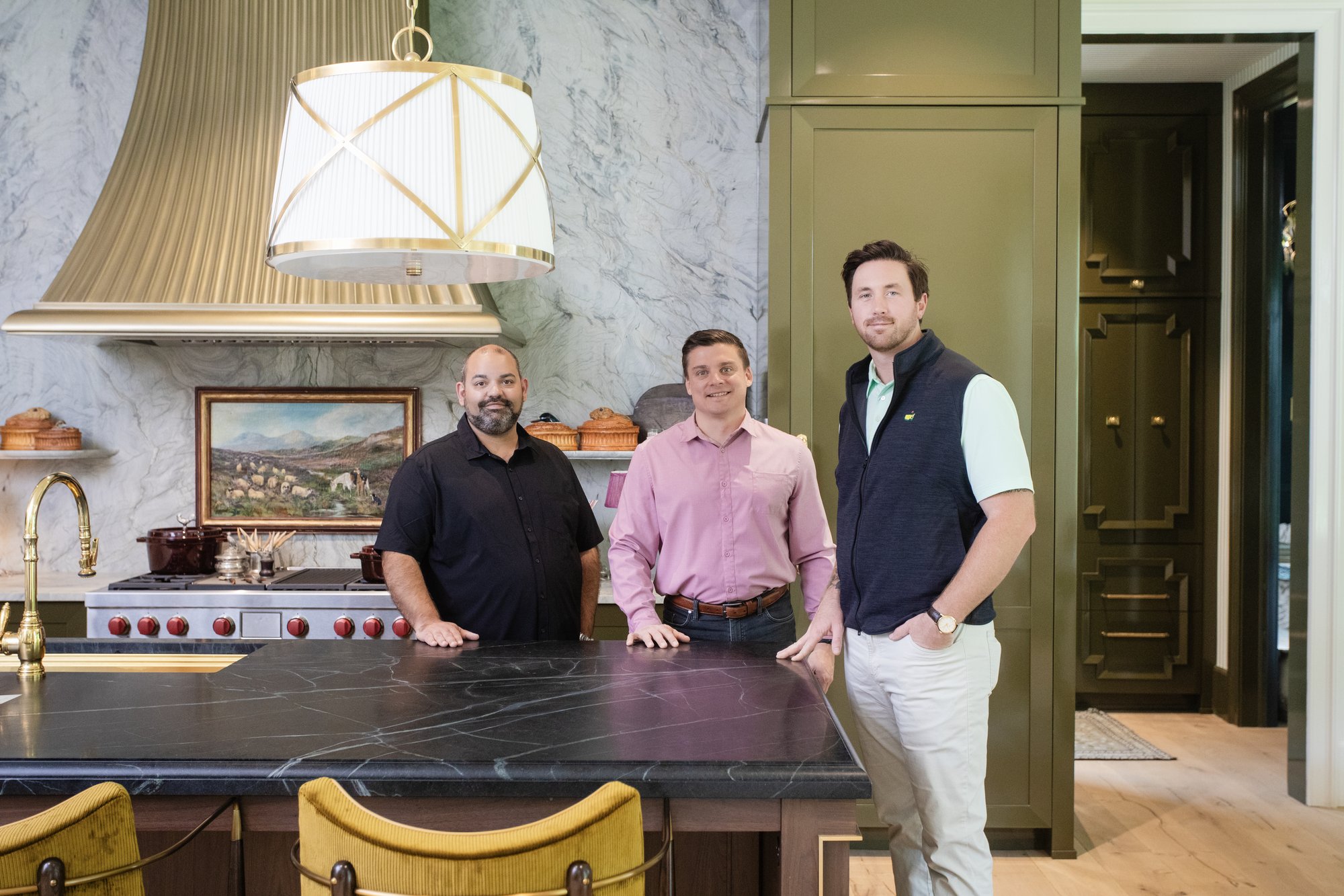Hask Custom Homes team in kitchen