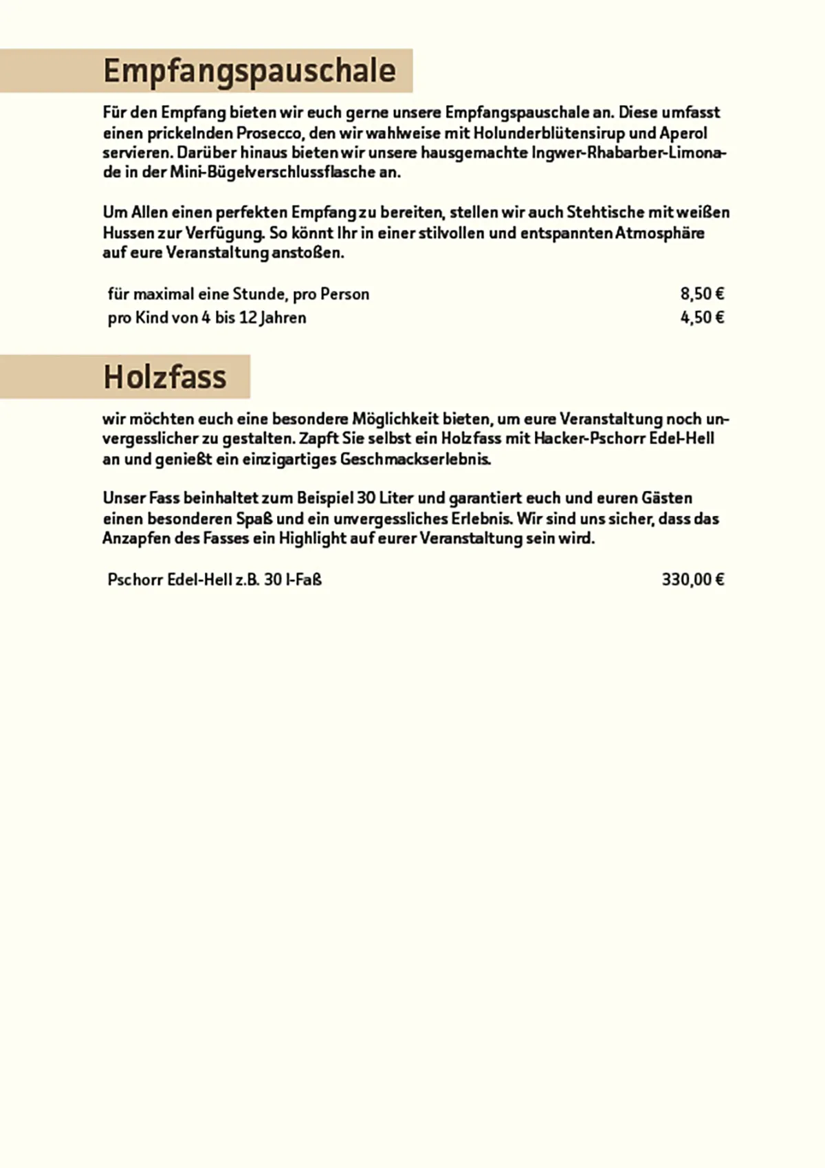 Hochzeitslocation München