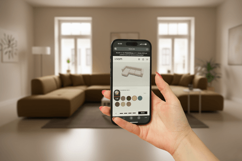 Livom - 3D configurator case study hero image