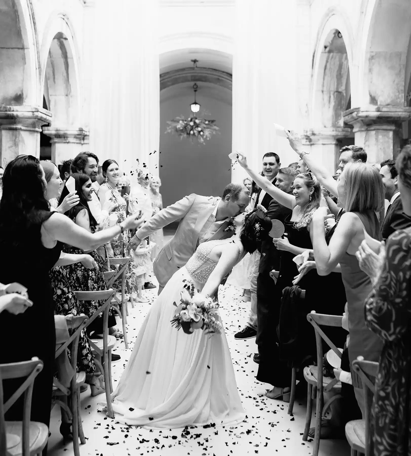 wedding-exit