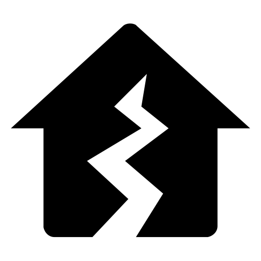 house crack icon