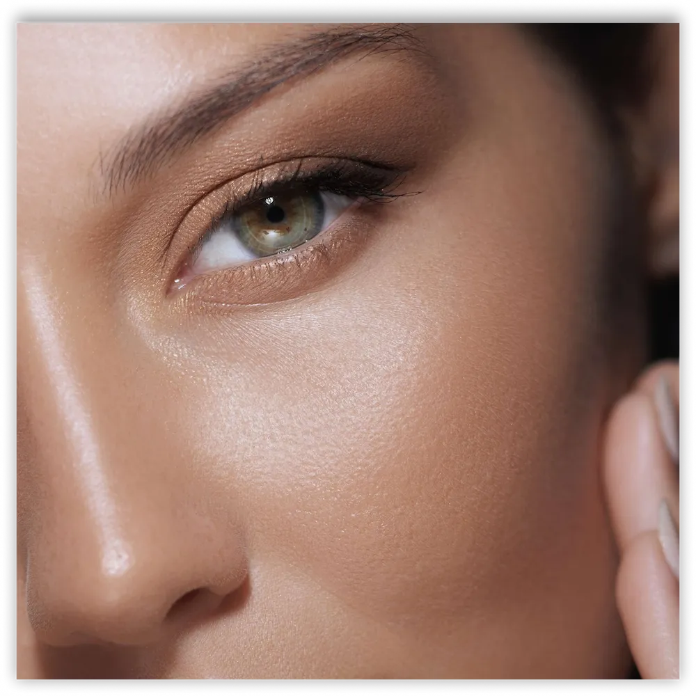 Close-up of smooth, even skin - Tetra CO2 CoolPeel laser treatment in Chattanooga, Kimball and Scottsboro