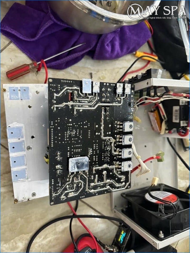 Quy trình sửa chữa thiết bị spa