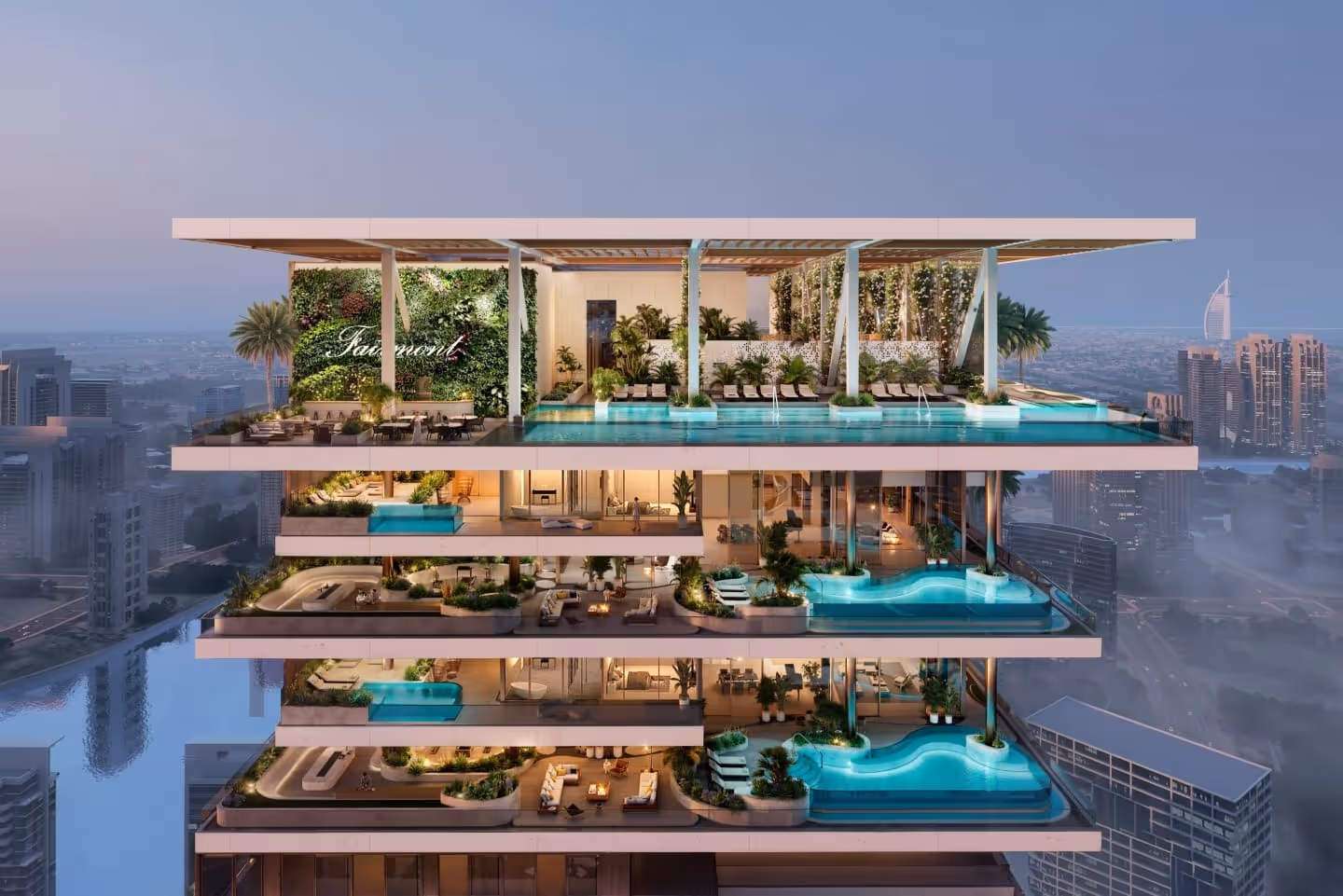 apartaments_Fairmont Residences Solara Tower_downtown-dubai_refine-development_Green City Real Estate