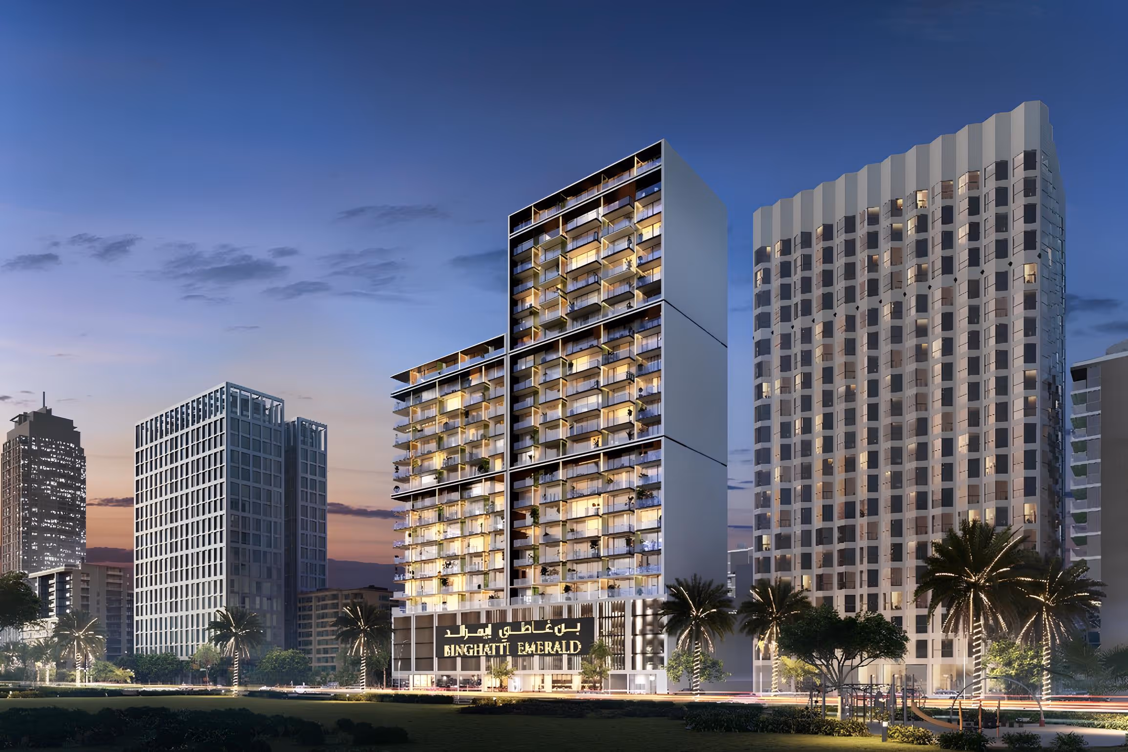 BINGHATTI " Binghatti Emerald"; Binghatti Developers; JVC (Jumeirah Village Circle);