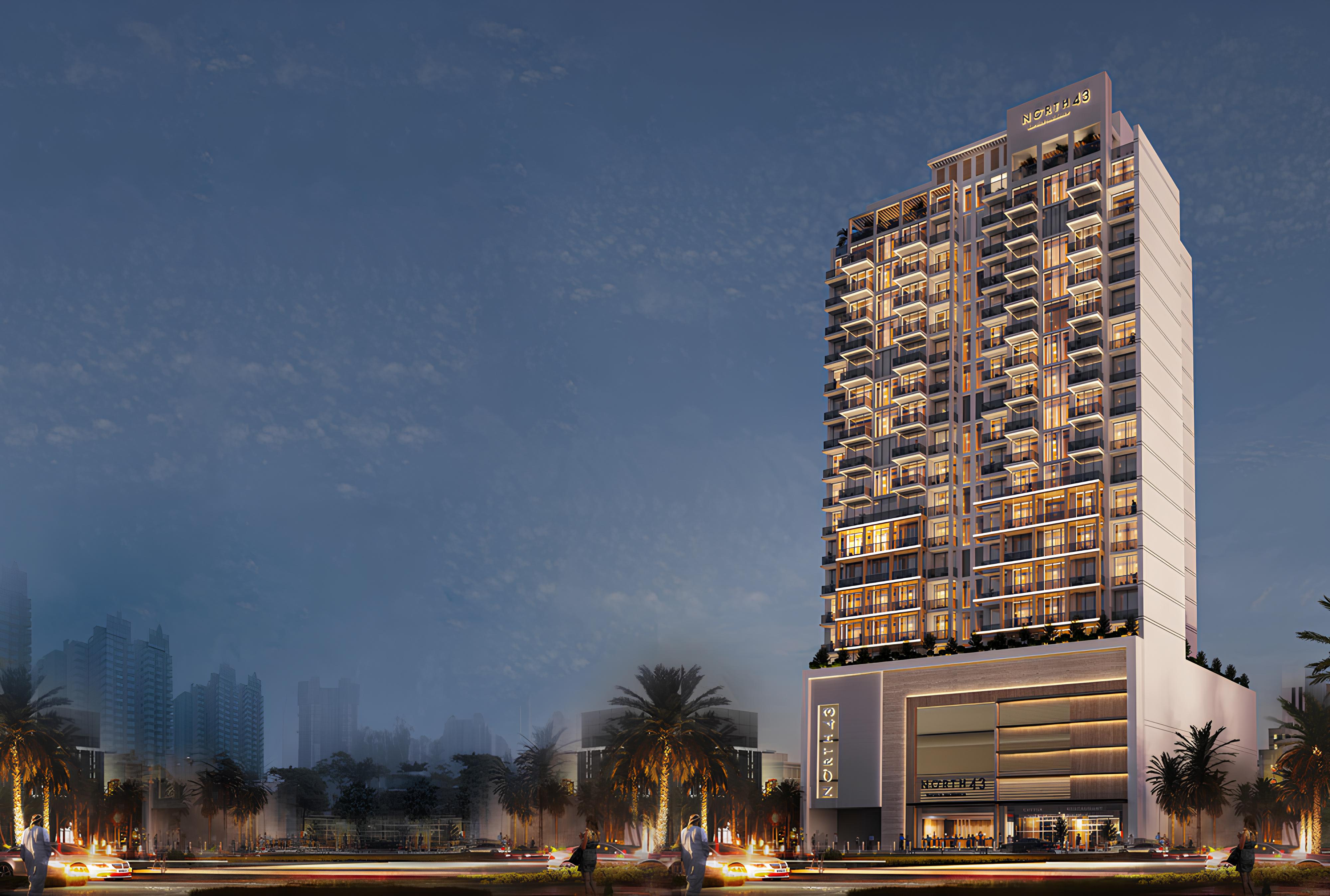 NASEEB "North 43 Serviced Residences"; Naseeb Group Holdings; JVC (Jumeirah Village Circle);