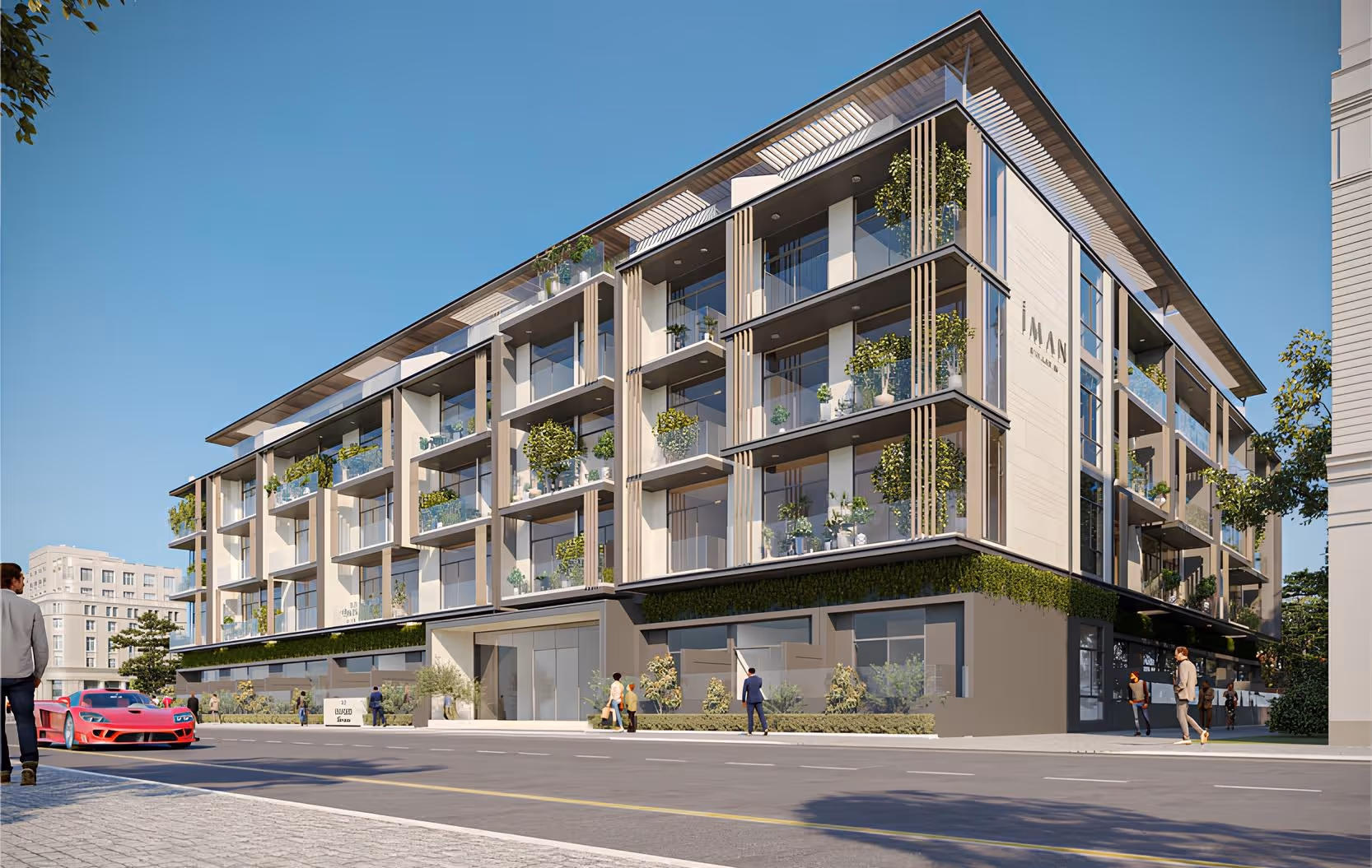 IMAN «Oxford Terraces 2»; IMAN Developers; JVC (Jumeirah Village Circle);