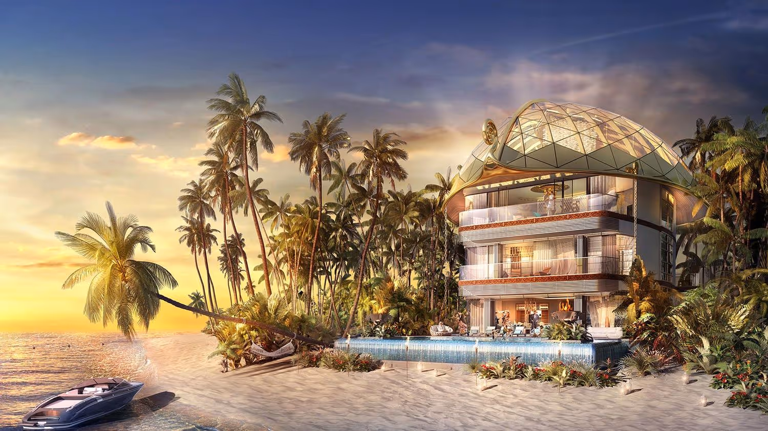 THE HEART OF EUROPE "Sweden Beach Palace"; The Heart of Europe; World of Islands;