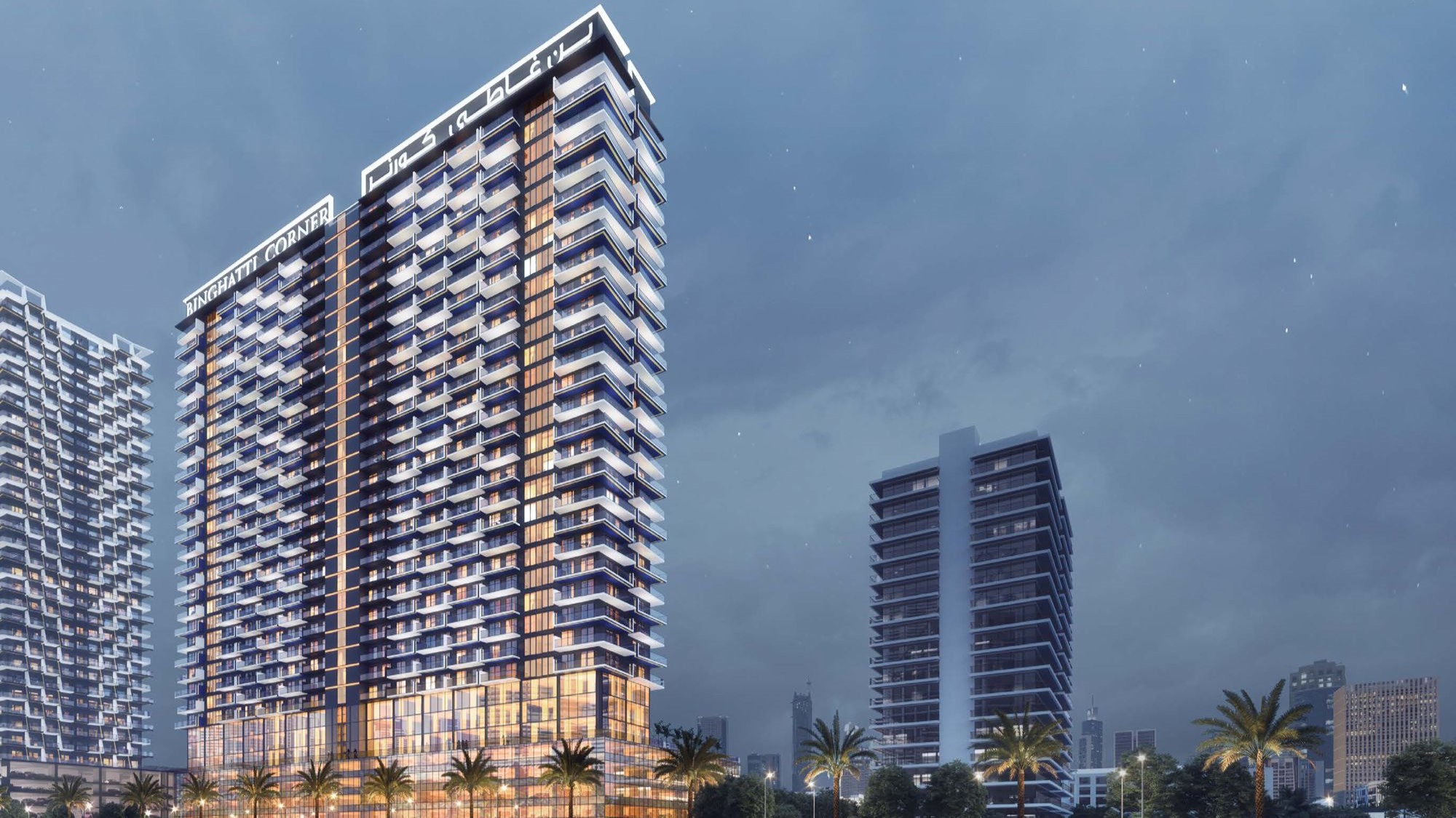 BINGHATTI "Binghatti Corner"; Binghatti Developers; JVC (Jumeirah Village Circle);