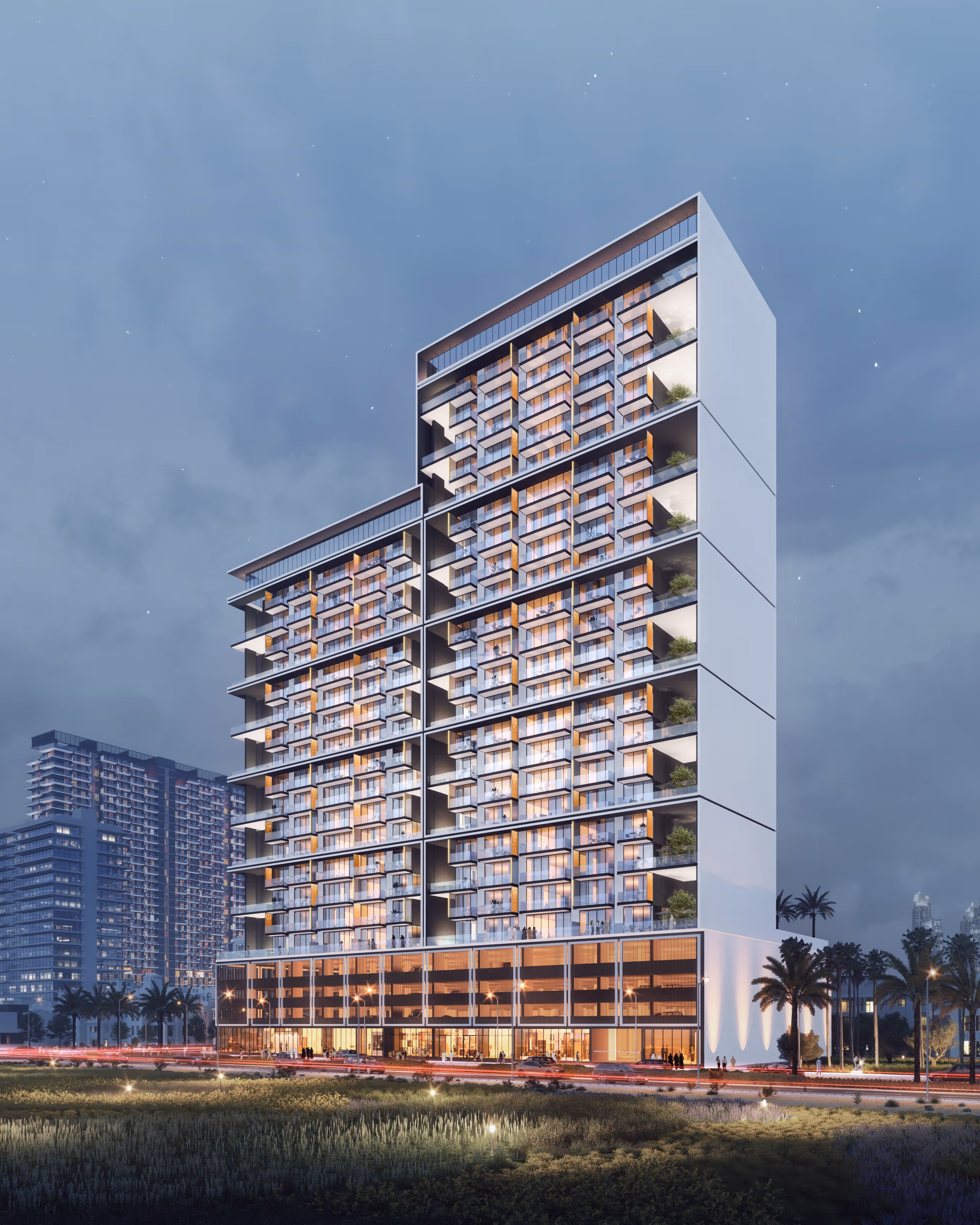 BINGHATTI "Binghatti Orchid"; Binghatti Developers; JVC (Jumeirah Village Circle);