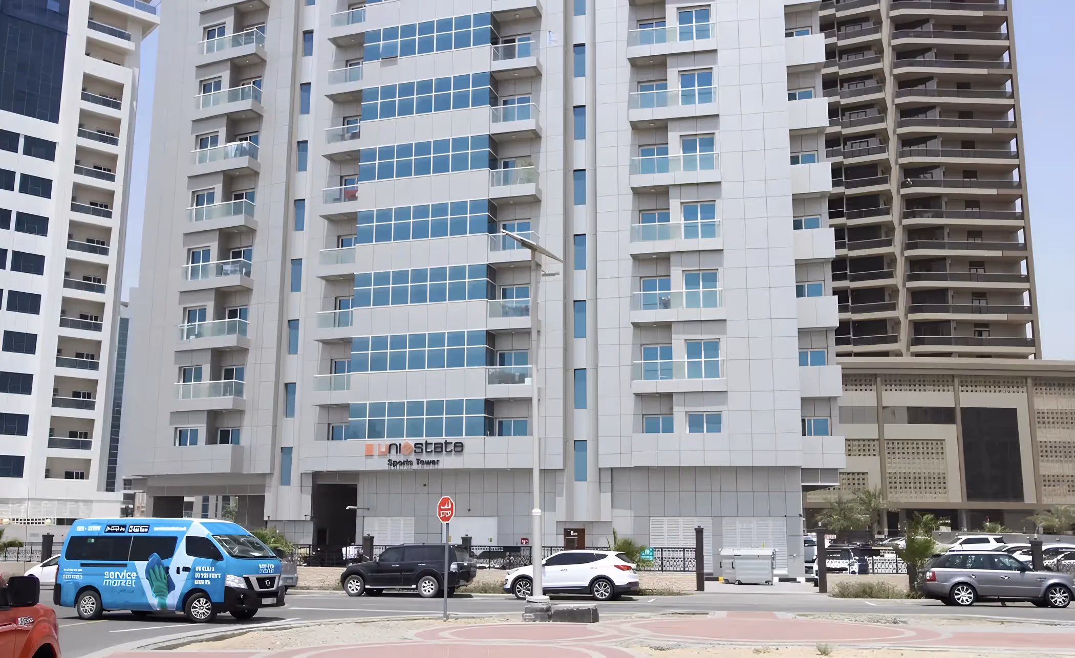 UNIESTATE PROPERTIES "UniEstate Sports Tower"; Uniestate Properties; Dubai Sports City;