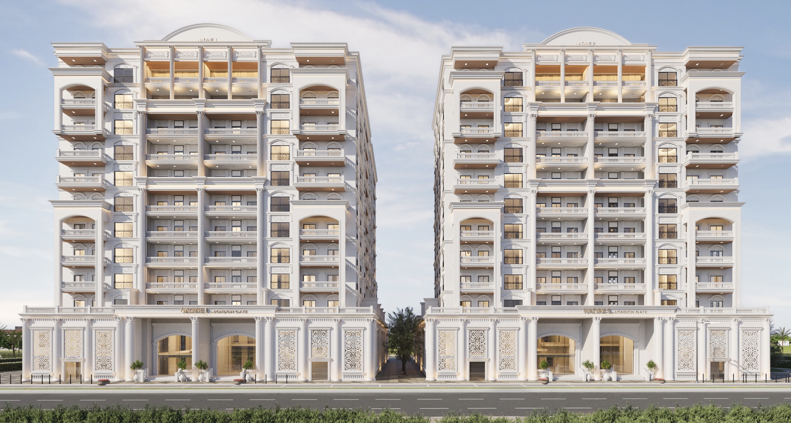 OBG "Nadine Residences"; London Gate Real Estate Development; Al Furjan;