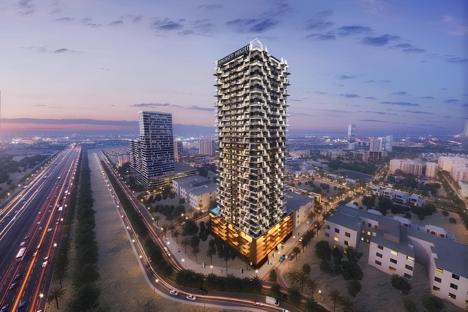 BINGHATTI "Binghatti Heights"; Binghatti Developers; JVC (Jumeirah Village Circle);