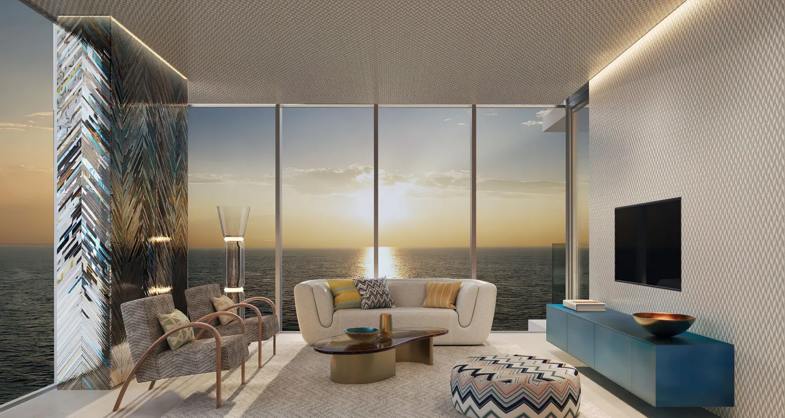 OCTA PROPERTIES "Moonstone Interiors by Missoni"; Fortune 5; Al Marjan Island;