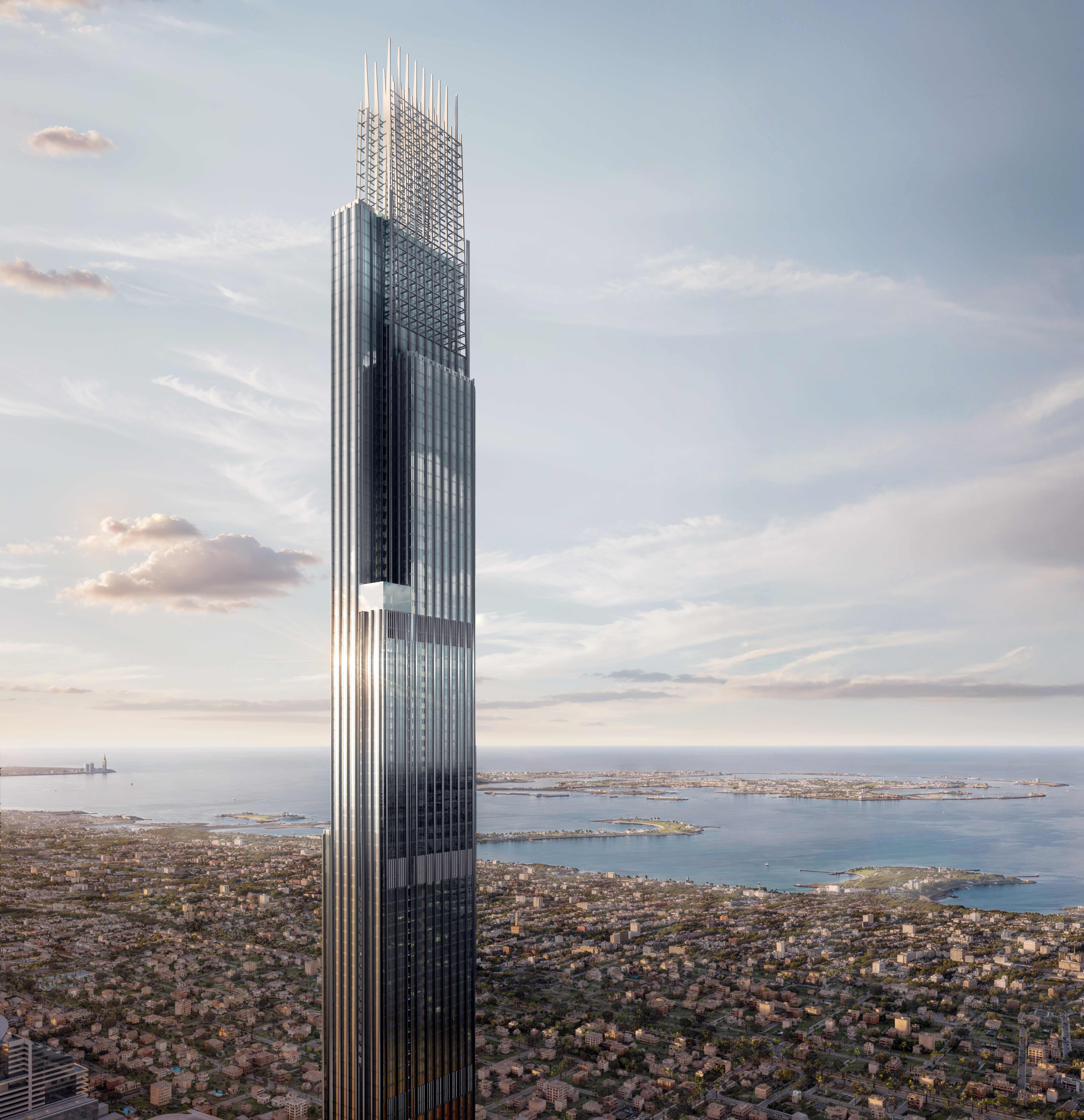 AZIZI "Burj Azizi"; Azizi Developments; Trade Center;