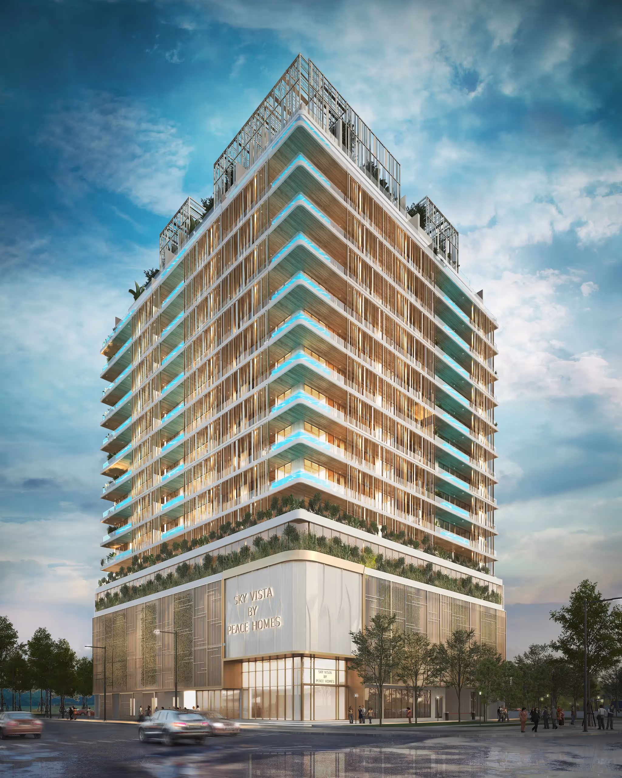 PEACE HOMES GROUP "Sky Vista"; Peace Homes Group; JVC (Jumeirah Village Circle);