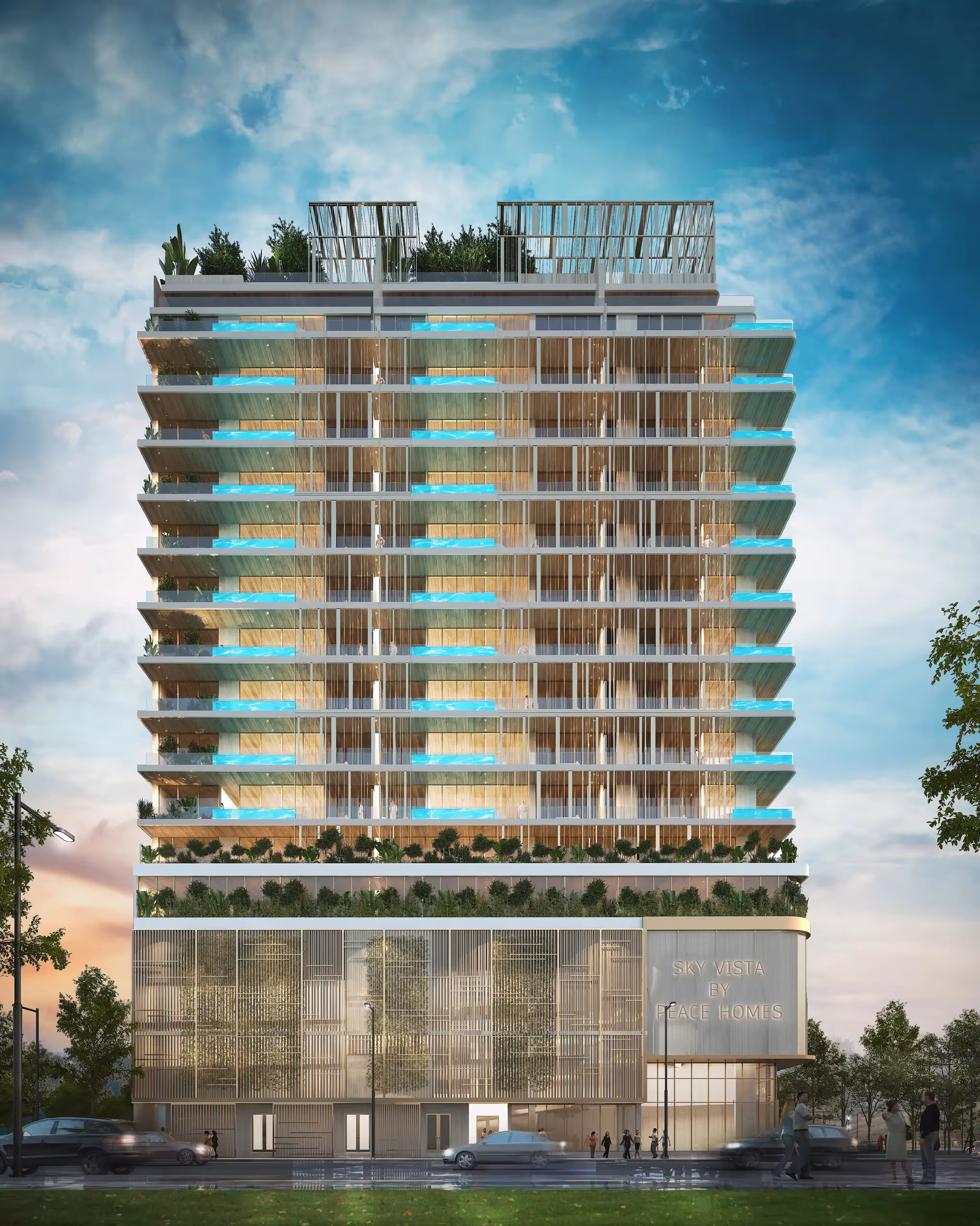PEACE HOMES GROUP "Sky Vista"; Peace Homes Group; JVC (Jumeirah Village Circle);