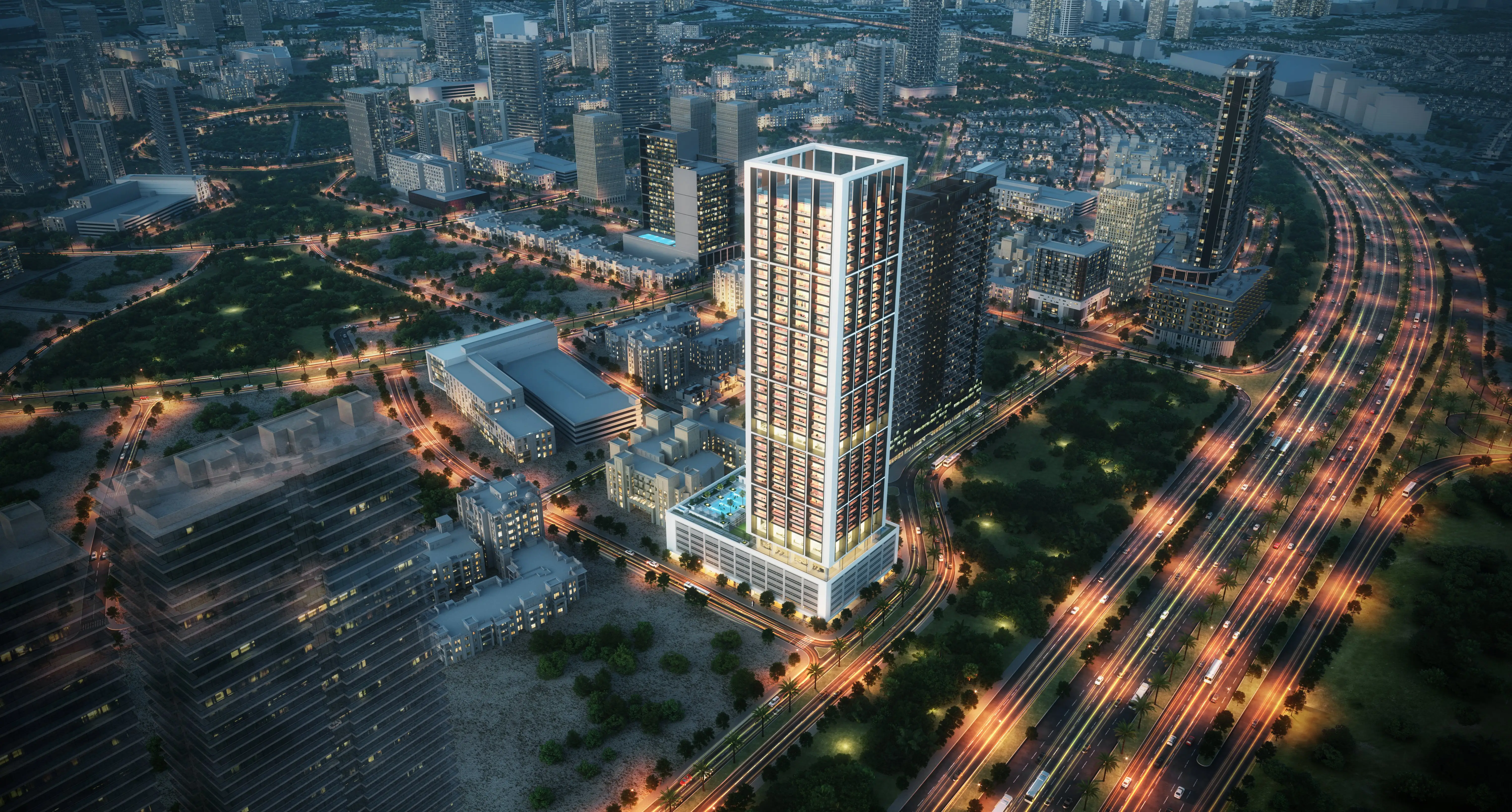 BINGHATTI "Binghatti Apex"; Binghatti Developers; JVC (Jumeirah Village Circle);